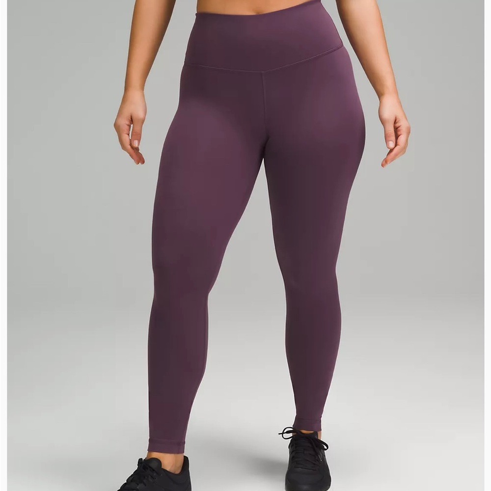 lulumon wunder train contour fit high rise leggings (size 2)